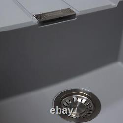Franke 1.0 Bowl Grey Reversible Composite Kitchen Sink & KT5CU Copper Mixer Tap