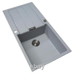 Franke 1.0 Bowl Grey Reversible Composite Kitchen Sink & KT5CU Copper Mixer Tap