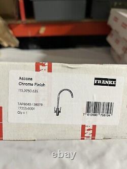 Franke Ascona Chrome Finish Kitchen Tap 115.0250.635 Brand New Tatty Box