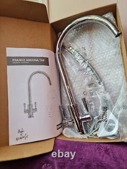 Franke Eiger Kitchen Mixer Tap Ascona Chrome Finish Made in Italy