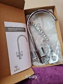 Franke Eiger Kitchen Mixer Tap Ascona Chrome Finish Made in Italy