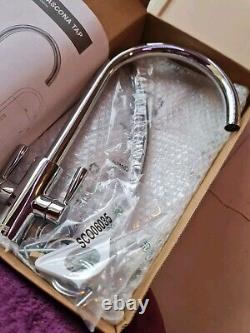 Franke Eiger Kitchen Mixer Tap Ascona Chrome Finish Made in Italy