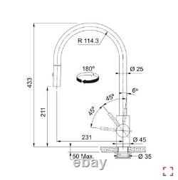 Franke Eos Neo Single Lever Tap Stainless Steel 115.0638.861