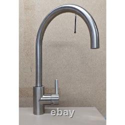 Franke Eos Stainless Steel Single Lever Kitchen Sink Mixer Tap