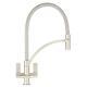Franke Kitchen Tap Mixer Pull Out Mono Single Brushed Steel Built In Aerator