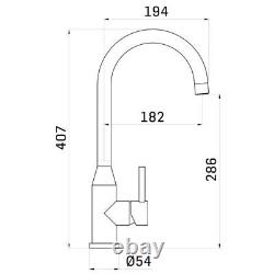 Franke Montreux Designer kitchen tap In Stainless Steel Finish 115.0567.498