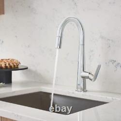 GROHE Veletto Kitchen Sink Tap Single-Lever Mixer High C-Spout with Pull-Out