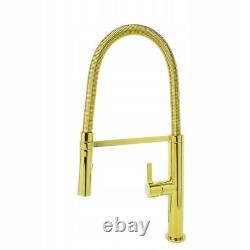 Gold Kitchen Pull Out Tap Sink Swivel Fexible Spout 360` 275