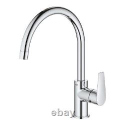 Grohe BauEdge Single Lever Monobloc Mixer Kitchen Tap- Chrome 31367001