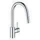 Grohe Chrome High Spout Single Lever Pull Out Spray Kitchen Mixer Tap 31481001