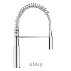 Grohe Get Professional Chrome Single Lever Pull Out Kitchen Mixer Tap 30361000