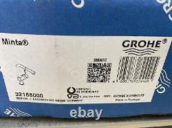 Grohe Minta Single Handed Kitchen Mixer Tap & Retractable Sink Spray 32168000