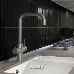 Gunmetal Grey Boiling Water Tap 3 in 1 Instant Hot Kitchen Tap With Tank & Filter