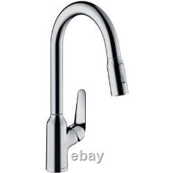 Hansgrohe Focus M42 Chrome Pullout Spray Kitchen Sink Mixer Tap 71800000