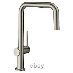 Hansgrohe Talis Kitchen Mixer Tap Single Lever Swivel Spout Stainless Steel
