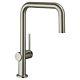 Hansgrohe Talis Kitchen Mixer Tap Single Lever Swivel Spout Stainless Steel