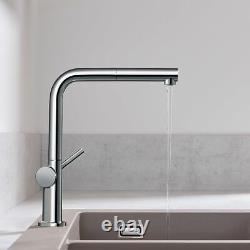 Hansgrohe Talis M54 Kitchen Mixer Tap Single Lever Pull Out Spout Chrome Modern
