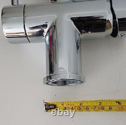 Hommix Berta Chrome 3-Way Tap (Triflow Filter Tap) Kitchen Tap Hose supplied