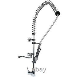 Industrial Pre Rinse Tap Trigger Spray Arm Kitchen Sink Mixer Taps Restaurant