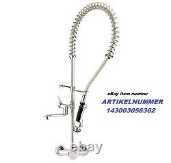 Industrial Pre Rinse Tap Trigger Spray Arm Kitchen Sink Mixer Taps Restaurant