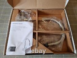 John Lewis Swoop 2 Lever Pull-Out Kitchen Tap, Brushed Nickel New Boxed RRP £269