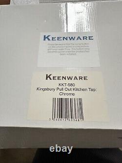 Keenware Kingsbury Pull Out Kitchen Chrome Tap Silver/Brand New BARGAIN