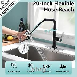 Kitchen Mixer Sink Taps APPASO, Kitchen Taps with Pull Out Spray 360° Swivel 2