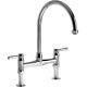 Kitchen Sink Mixer Tap Abode Brompton Chrome Bridge AT3020