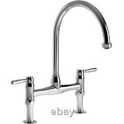 Kitchen Sink Mixer Tap Abode Brompton Chrome Bridge AT3020