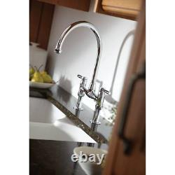 Kitchen Sink Mixer Tap Abode Brompton Chrome Bridge AT3020