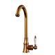 Kitchen Sink Mixer Tap Brushed Copper Stainless Steel Swivel Spout, Nano Coating