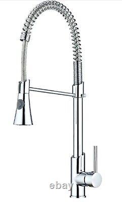 Kitchen Sink Mixer Tap Chrome-Plated Brass with Extra Hoses