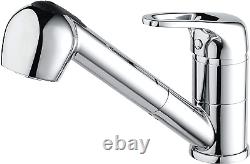 Kitchen Sink Mixer Tap with Pull-Out Hose and Spray Convenient and Stylish