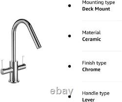 Kitchen Sink Mixer Tap with Swivel Spout Chrome Bristan