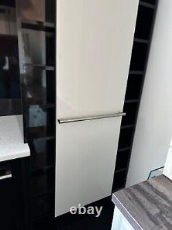 Kitchen units Black White Gloss Glass sink tap Fridge worktops lights Designers
