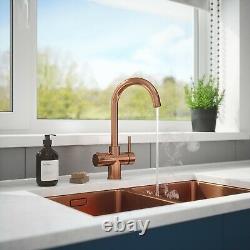 Liquida Copper 3-in-1 Kitchen Boiling Hot Water Tap With Tank & Filter