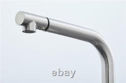 Liquida W15BN Monobloc Single Lever Pull Out Brushed Nickel Kitchen Mixer Tap