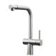 Liquida W15BN Single Lever Pull Out Spray Brushed Nickel Kitchen Mixer Tap