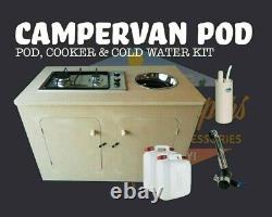 MDF Campervan, Boat Kitchen Pod Unit OPTIONAL EXTRAS Tap, Pump, Hob, Sink