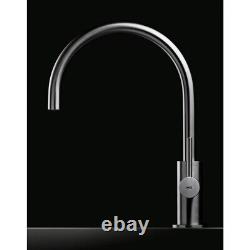 MGS Spin Polished Stainless Steel Kitchen Sink Mixer Tap 0143P