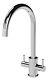 Modern Curved Kitchen Sink Mono Mixer Tap Multiple Finishes Available