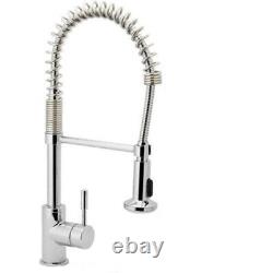 Modern Kitchen Sink Mono Mixer Tap With Pull Out Spray Spout Basin Faucet Chrome