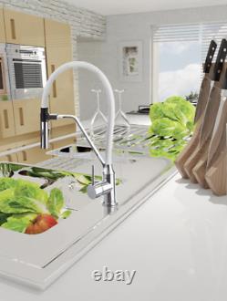 Modern Kitchen Tap Invena Magnetic Grey Sink Mixer Bz-54-l05 Brand New