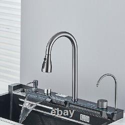 Modern Kitchen Tap Stainless Steel Inset Kitchen Sink Purified Water Tap Drop in