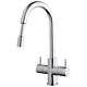 Monobloc Pull Out Kitchen Sink Mixer Tap, Dual Lever High Pressure & Low