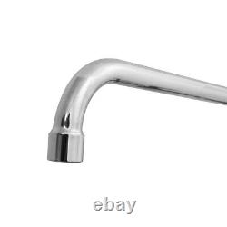 PreRinse Spray Tap Commercial Kitchen Sink PullOut Arm Mixer Faucet Deck Mounted