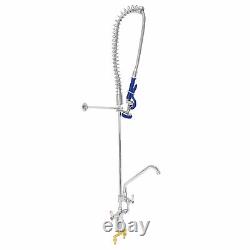 Pre Rinse Spray Tap Commercial Kitchen Sink Pull Out Arm Mixer Faucet Deck Mount