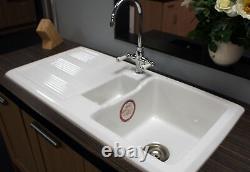 Rak Ceramic Kitchen Sink 1.5 Bowl with Traditional Tap 10 Year Guarantee