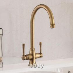 Rangemaster Estuary Traditional Kitchen Mixer Tap Brushed Brass TES1BB