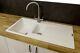 Rexington Harlem Granite Kitchen Sink 1.5 Bowl Drainer Cream 1000x500